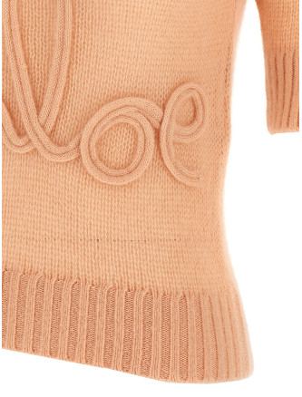 Logo embroidery sweater #