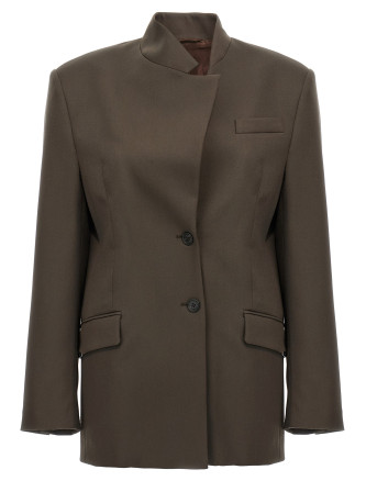 Maxi shoulder strap blazer