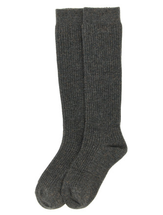 'Sparkling' ribbed socks #