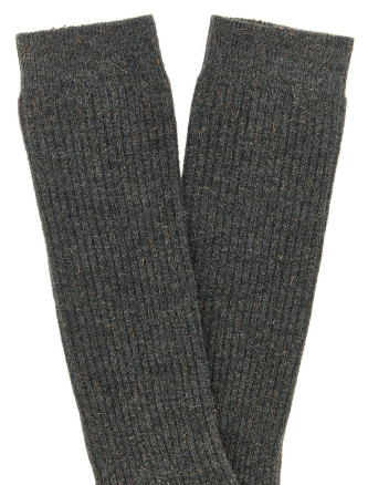 'Sparkling' ribbed socks #