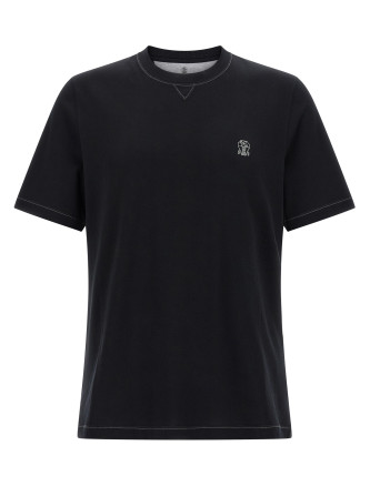 Logo embroidery t-shirt