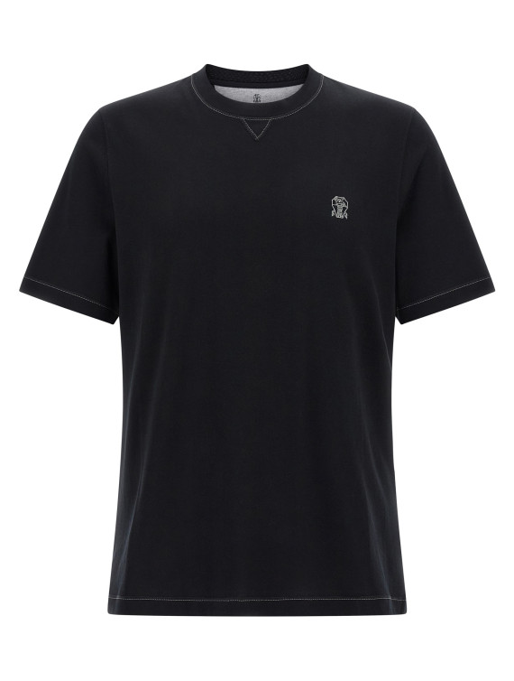 Logo embroidery t-shirt #1