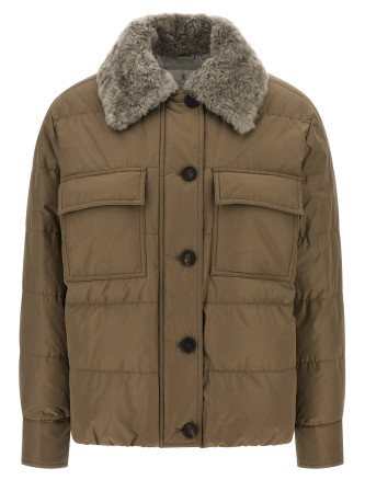 Monile sherling down jacket