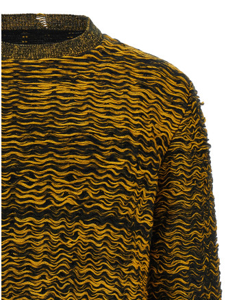 Corrugated texture sweater #