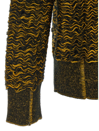 Corrugated texture sweater #