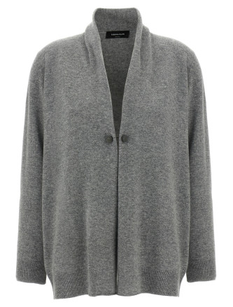 Jewel brooch cardigan