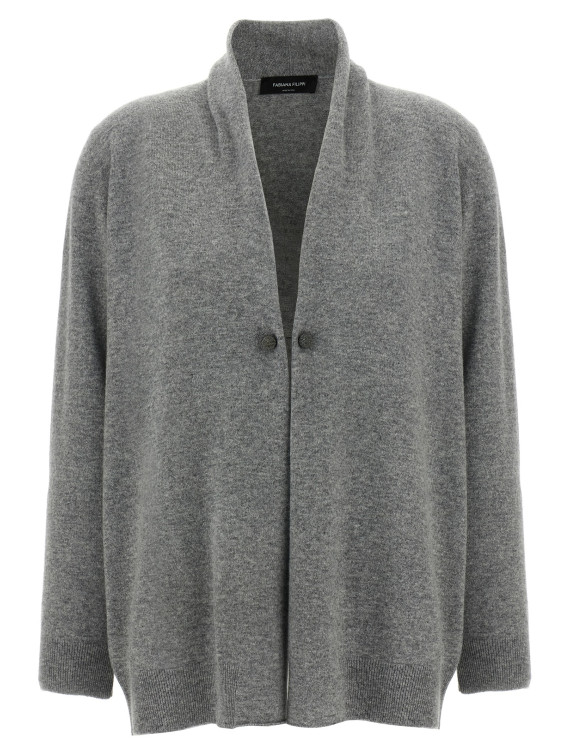 Jewel brooch cardigan #1