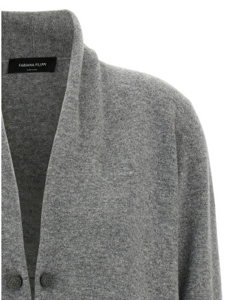 Jewel brooch cardigan #