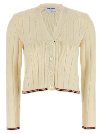 'Ladder Full Needle Rib Stitch' cardigan