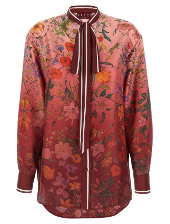 'Gucci Flora' print shirt