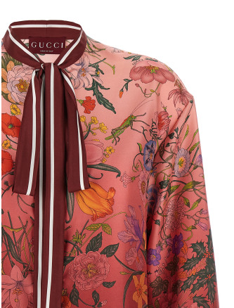 'Gucci Flora' print shirt #