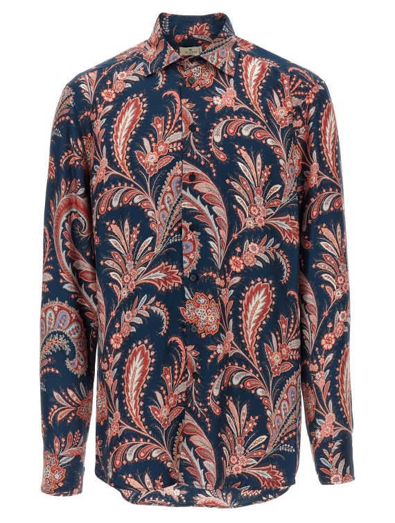 Paisley ramage silk shirt #1
