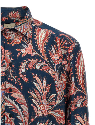 Paisley ramage silk shirt #