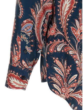 Paisley ramage silk shirt #