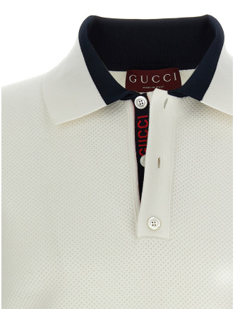 Gucci intarsia polo shirt #