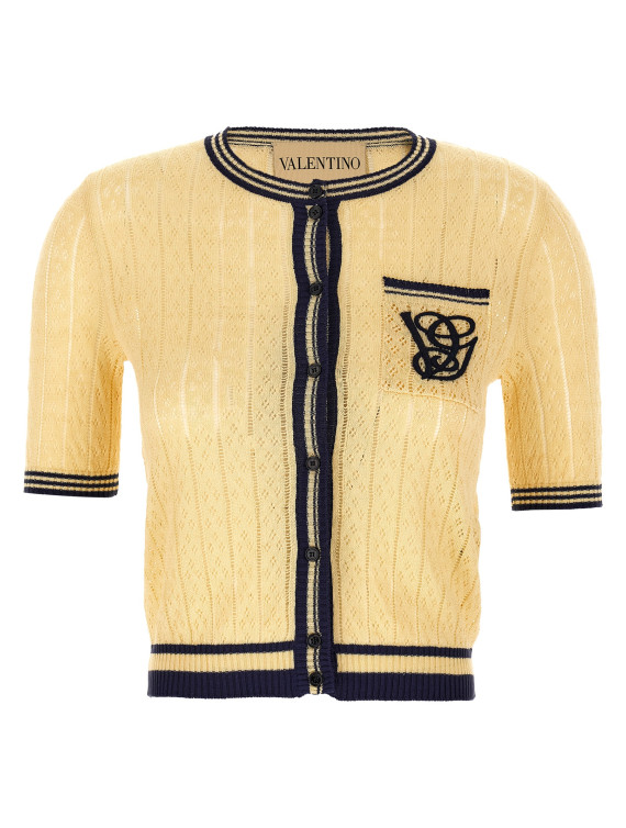 Valentino Garavani VG embroidery cardigan #1