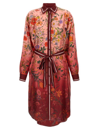 'Gucci Flora' print dress