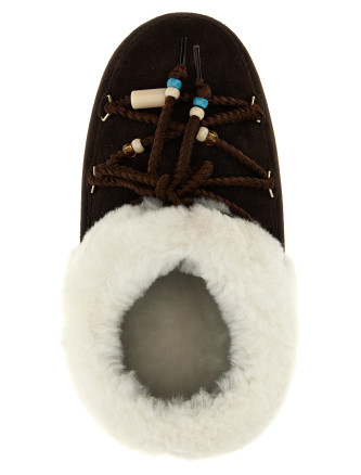 'Mule suede beads' ankle boots #