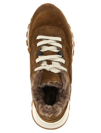 Monile suede sneakers #