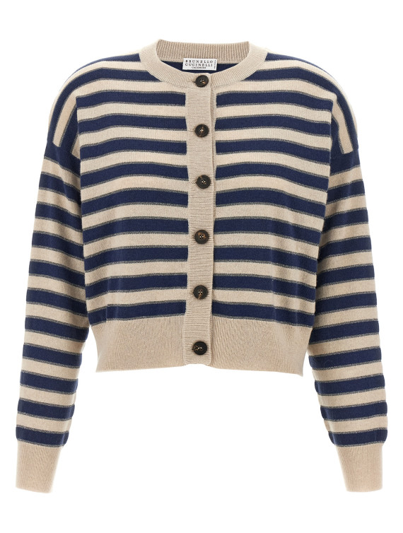 'Sparkling Stripes' cardigan #1