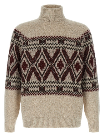 'Geometric Jacquard' sweater