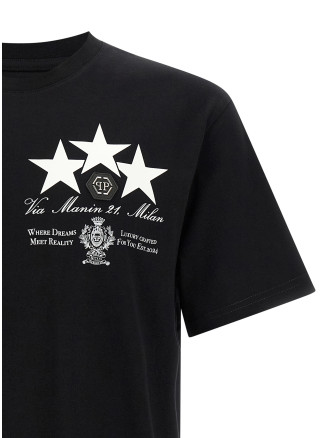 Print and patch t-shirt #