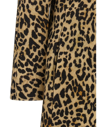 Coat Valentino Garavani animal print cloth #