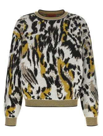Animalier motif sweater