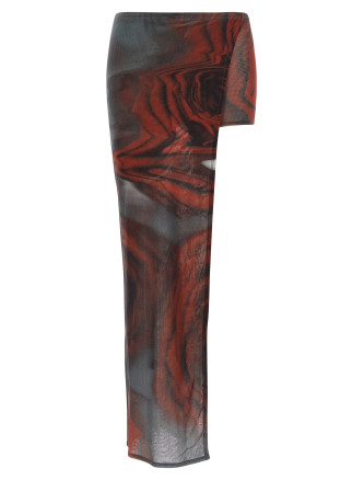 'The Red Blurry Roses' skort