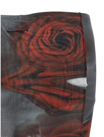 'The Red Blurry Roses' skort #