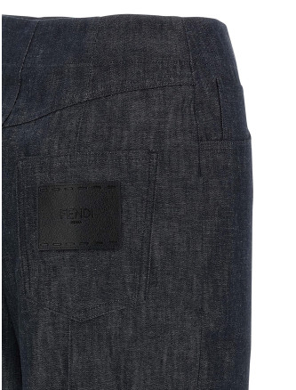 'Fendi Roma' patch jeans #
