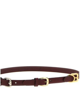 Triple buckle belt #
