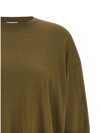 Cropped wool sweater #