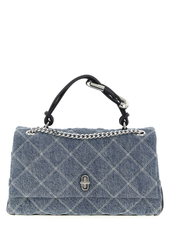 'The Quilted Denim Dual' medium shoulder bag #1