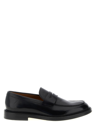 Leather loafers
