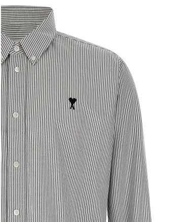 'Ami De Coeur' striped shirt #