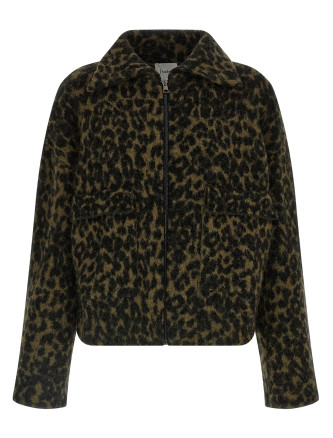Animalier bomber jacket