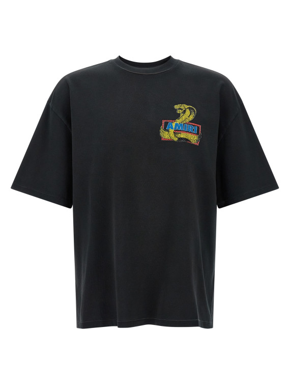 'Amiri Crystal Cobra' T-shirt #1