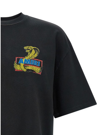 'Amiri Crystal Cobra' T-shirt #