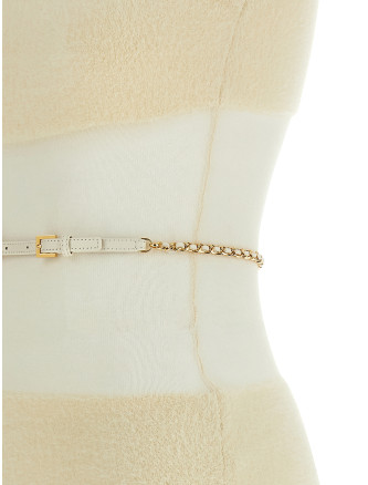 Gauze insert dress #