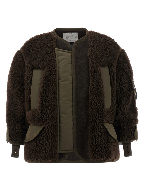 Shearling bomber jacket #1