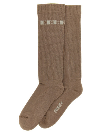 Jacquard logo socks