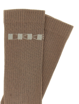 Jacquard logo socks #