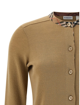 Check insert cardigan #