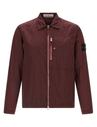 Logo badge overshirt