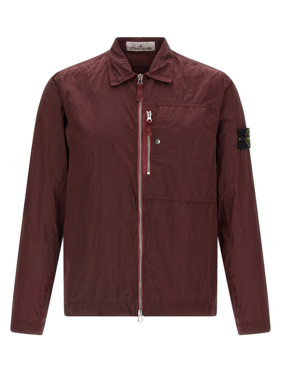 Logo badge overshirt #1