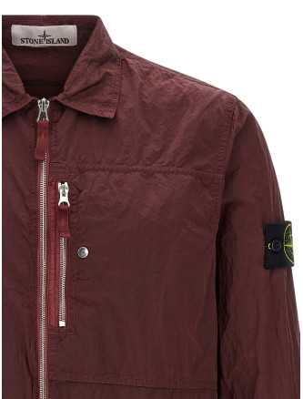 Logo badge overshirt #