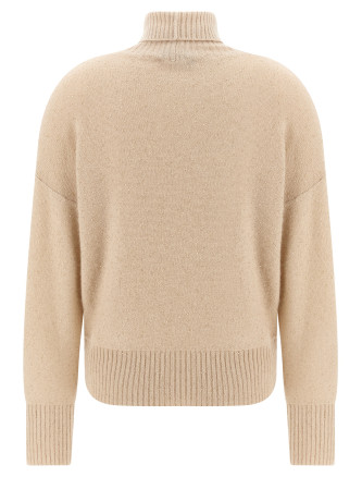 Sequin turtleneck sweater #