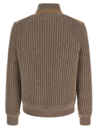 Shearling bomber jacket #