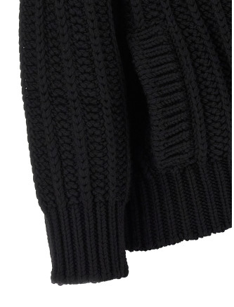 Coarse wool cardigan #